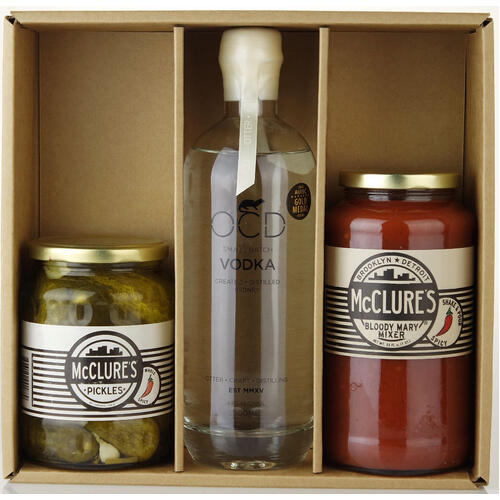 OCD Bloody Mary Kit, with OCD Pure Vodka. 44% 700ML