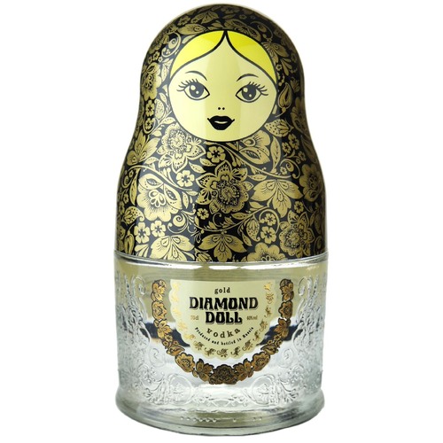 Diamond Doll Vodka - Gold top