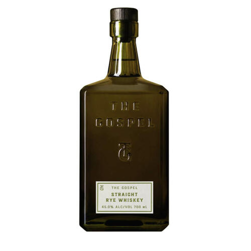 The Gospel Straight Rye Whiskey 45% 700mL