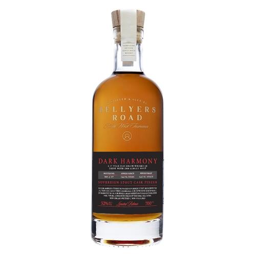 Hellyers Road Distillery - The Dark Harmony Cask 52% 700ml