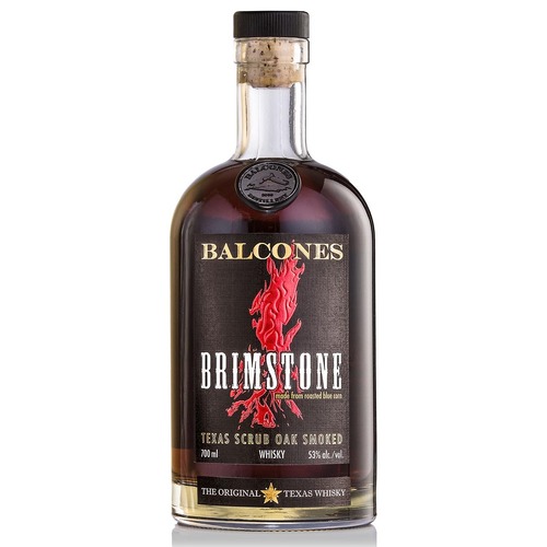 Balcones Distilling Brimstone Scrub Oak Smoked Whisky 53% 700ml