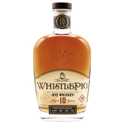 WhistlePig Rye Whiskey 10 Year old 50% 750ml